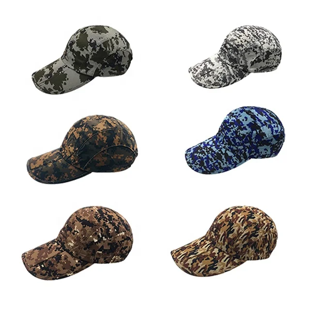 Hot selling foldable custom logo Anti-UV reversible  caps outdoor hats for hiking