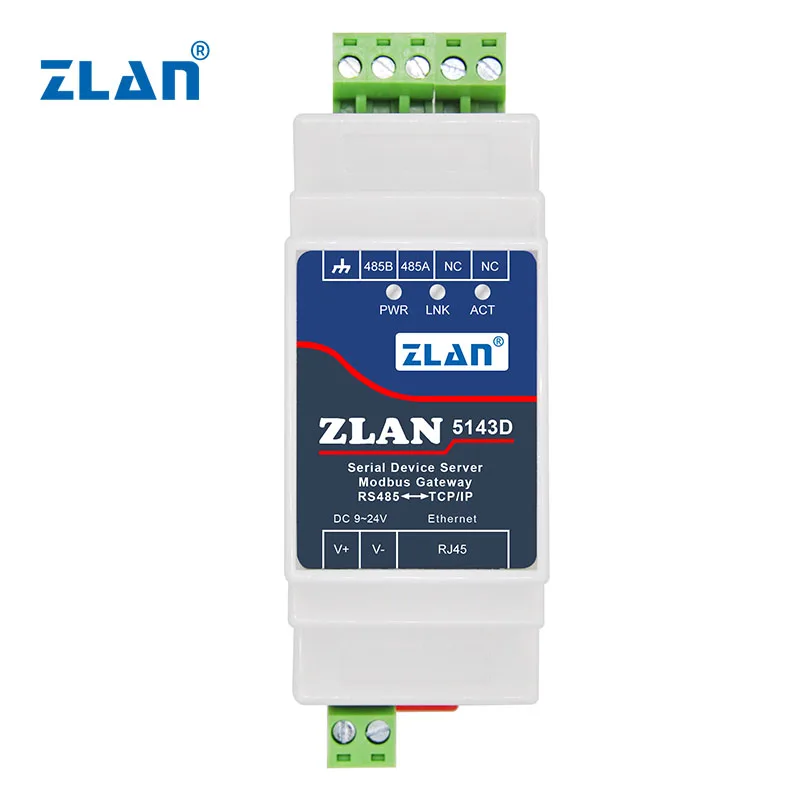 Single Ethernet port rj45 ethernet hot selling tcp/ip 485 modbus tcp