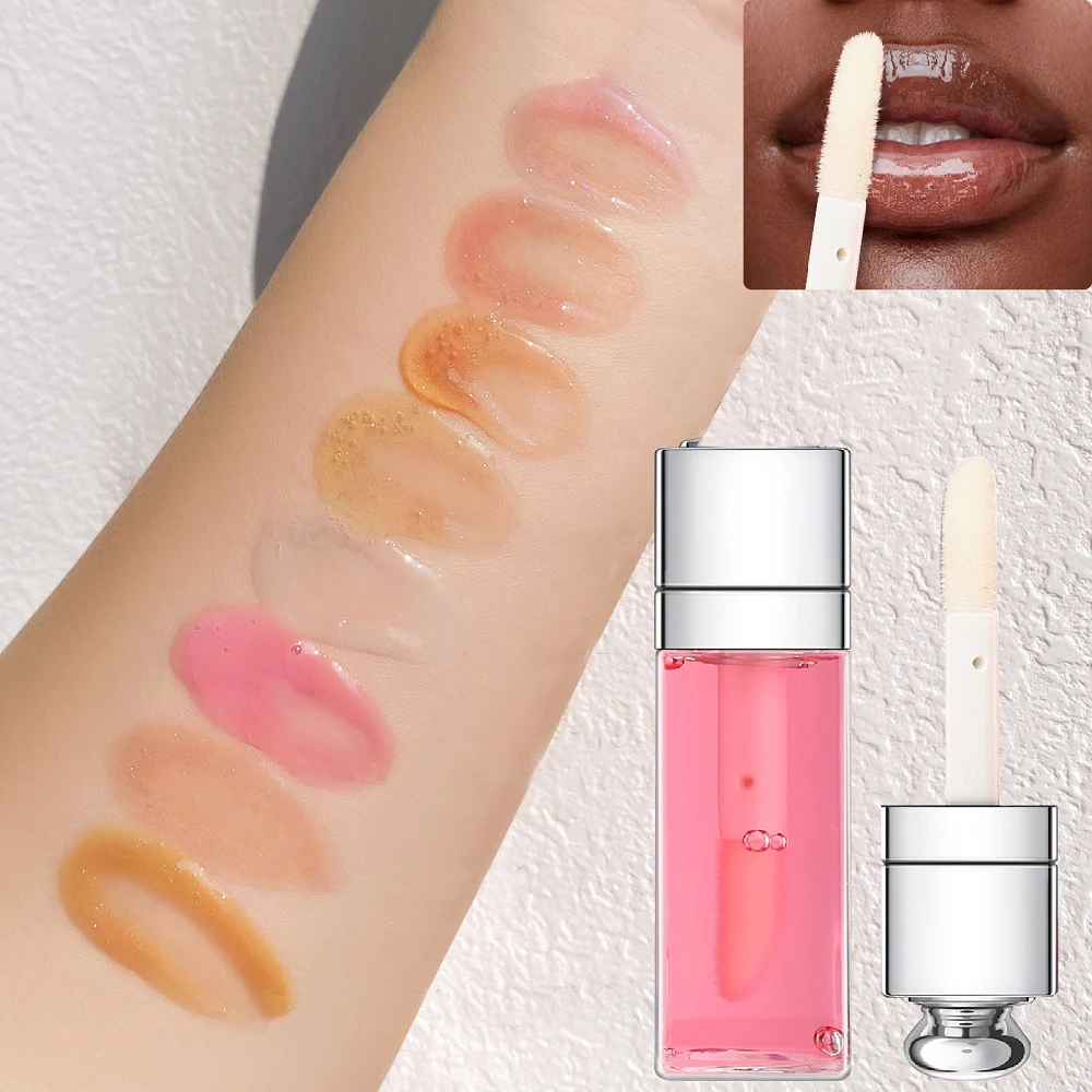 Clear Moisturizing Lip Oils Private Label Lip Plumper Oil Non-Sticky LipGloss Color Changing Lip Maximizers Plumper