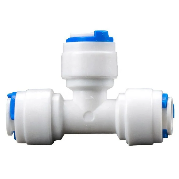 Type T Quick Connect Aquarium RO Water Filter Parts Male BSP And Tube Connection