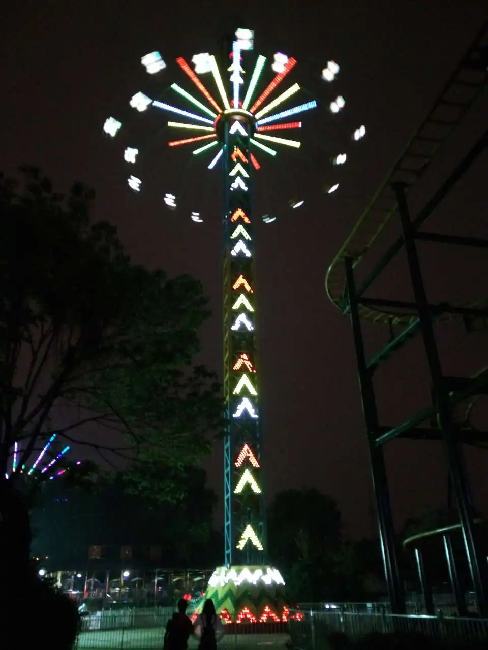 Attraction playground amusement park equipment swing flying chair rides flying tower