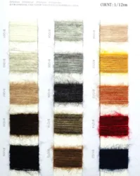 33%mohair 33%wool 28%nylon 6%spandex mohair yarn for hand knitting and computer knitting mohair fancy yarn