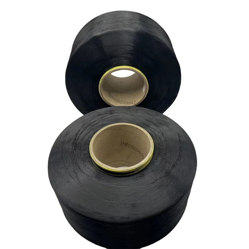 100% Recycled Polyester Yarn 150D/48F High Quality DTY Ring Spun Flame Retardant Filament for High End Products