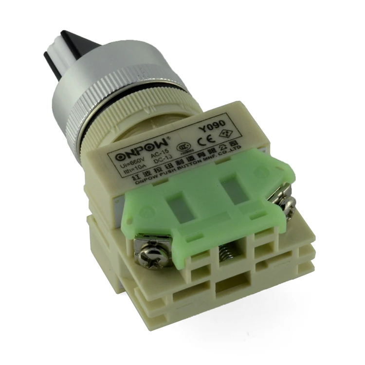 ONPOW 2 position selector switch(Y090-10XB-21,22MM,CE,VDE,ROHS)