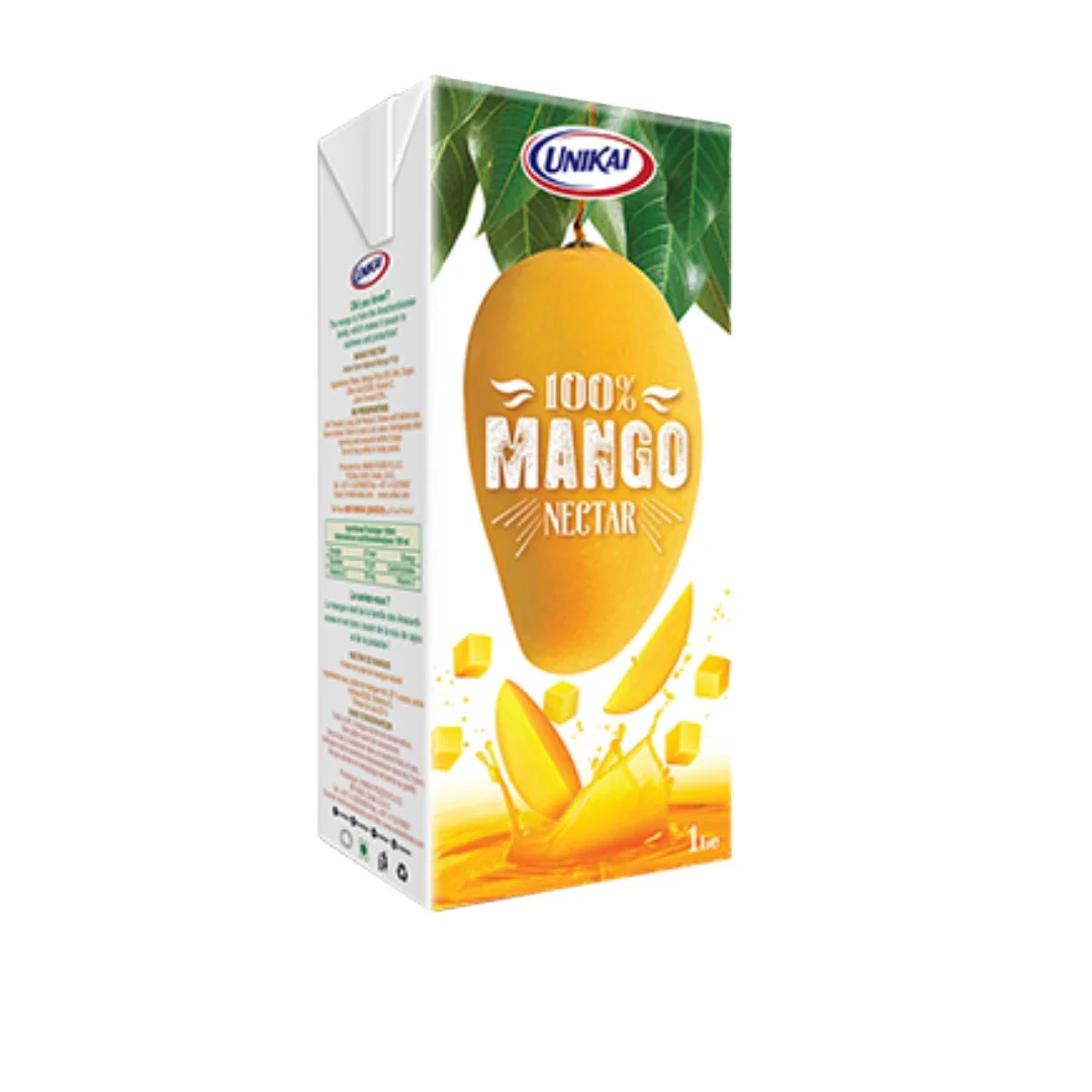 UHT MANGO NECTAR WITH SUGAR 1LTR high quality Juice natural ingredients Made In UAE