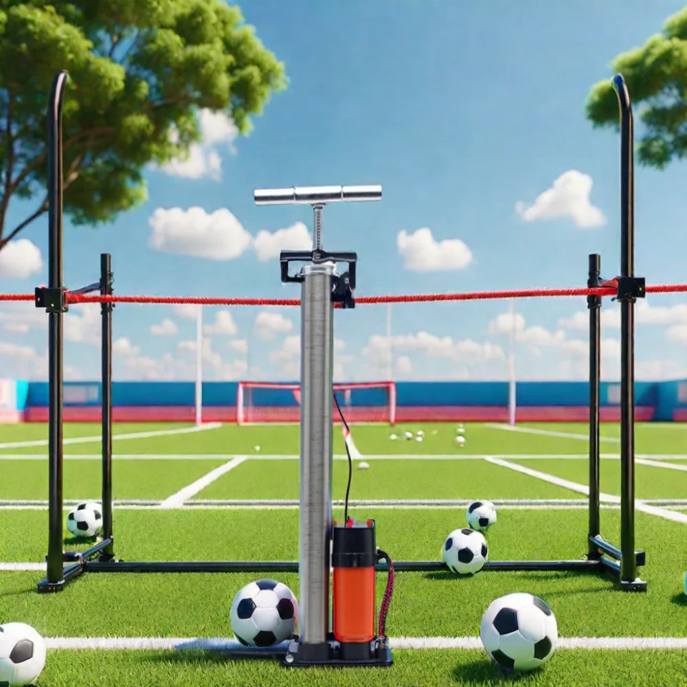 Wholesale Glory Dual Action Aluminum Bicycle Ball Pump Hand Air Inflatables Needle Accessory Soccer Sports Entertainment