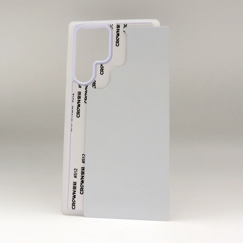 New arrive Soft TPU+PC 2D Blank Sublimation mobile phone case for samsung galaxy S22 ultra with Aluminum sheet