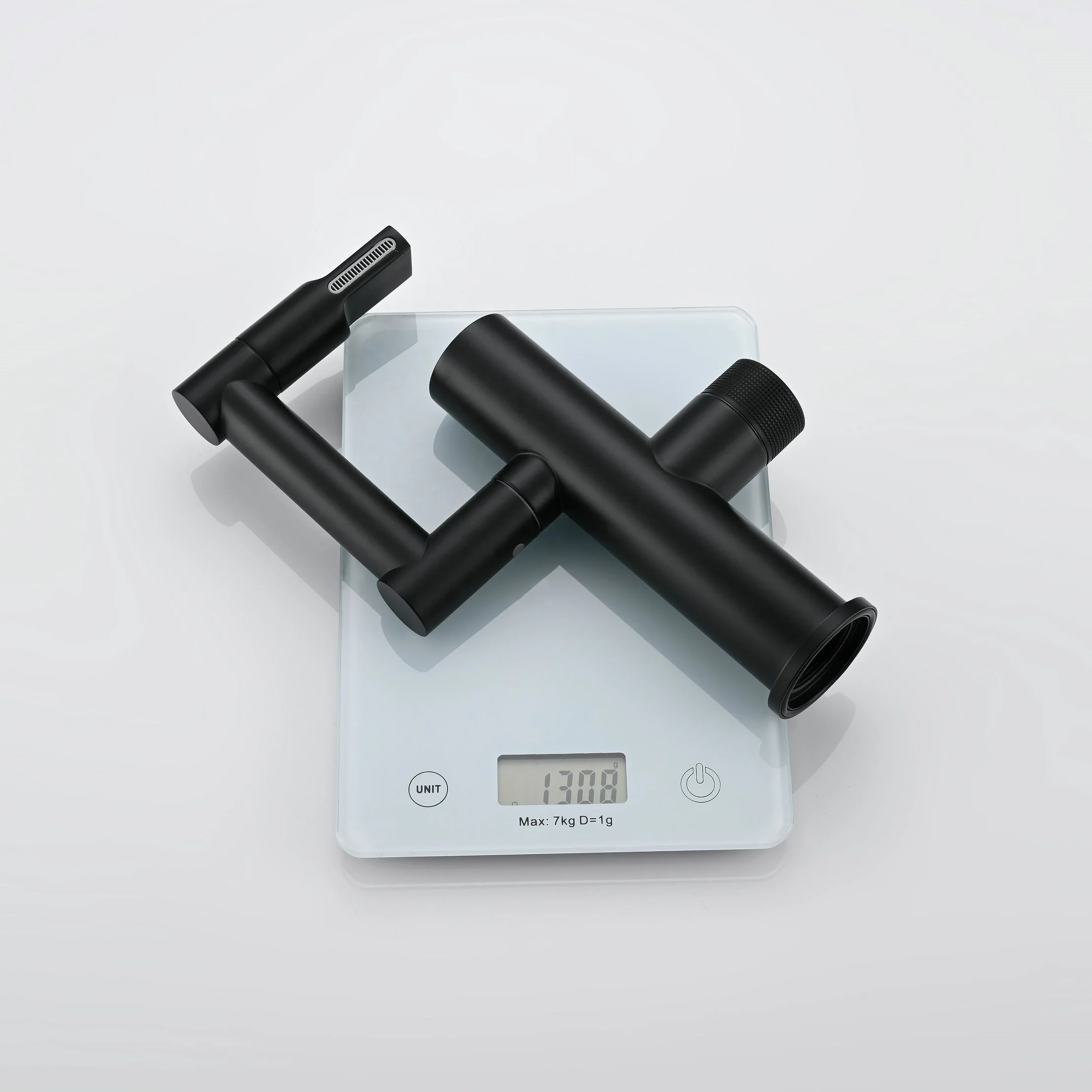 2022 Luxury Black All Copper Digital Smart Faucet For Bathroom Basin Washroom Sink With Temperature Display