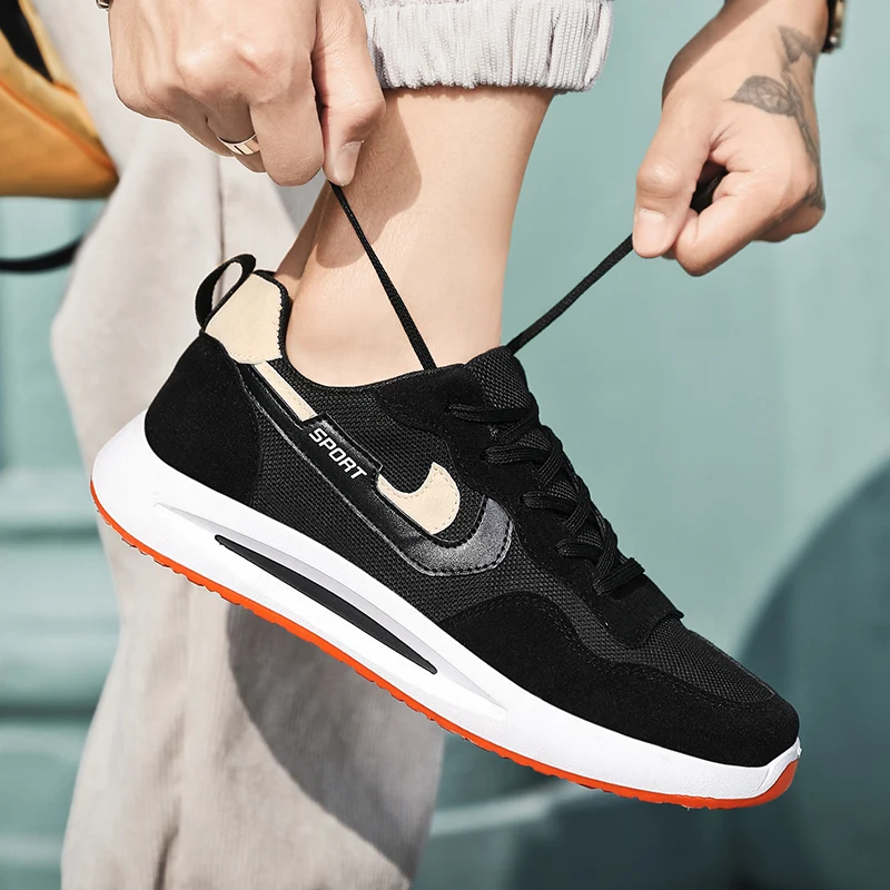 Factory Price Custom Sneaker Zapatillas De Deporte Para Hombre Wholesale New Styles Calzado Hombre Pvc Men Shoes 2024