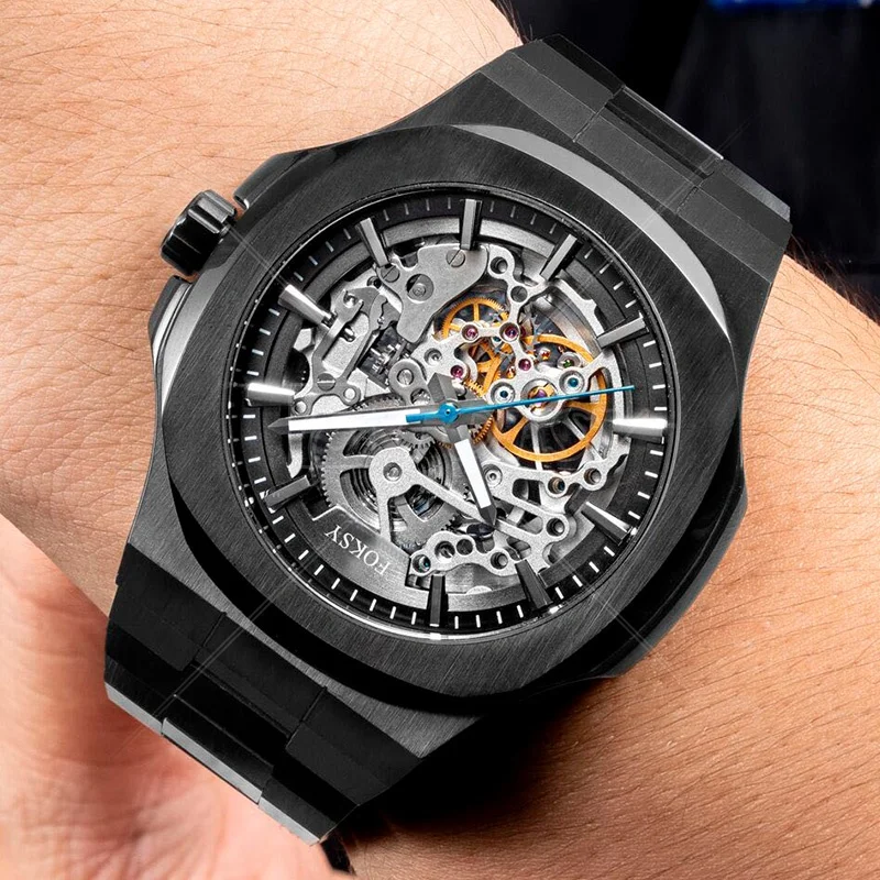 Sublimar Luxury Mechanical Diseno Par Import Automatic Watch Saphir Mecanismo Para Fino Pulsera Supplie Masculino Reloj De Watch
