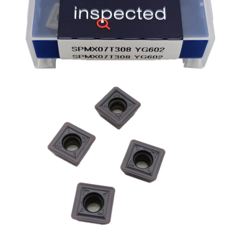 YG cutting tools tungsten carbide inserts SPMX07T308 YG602