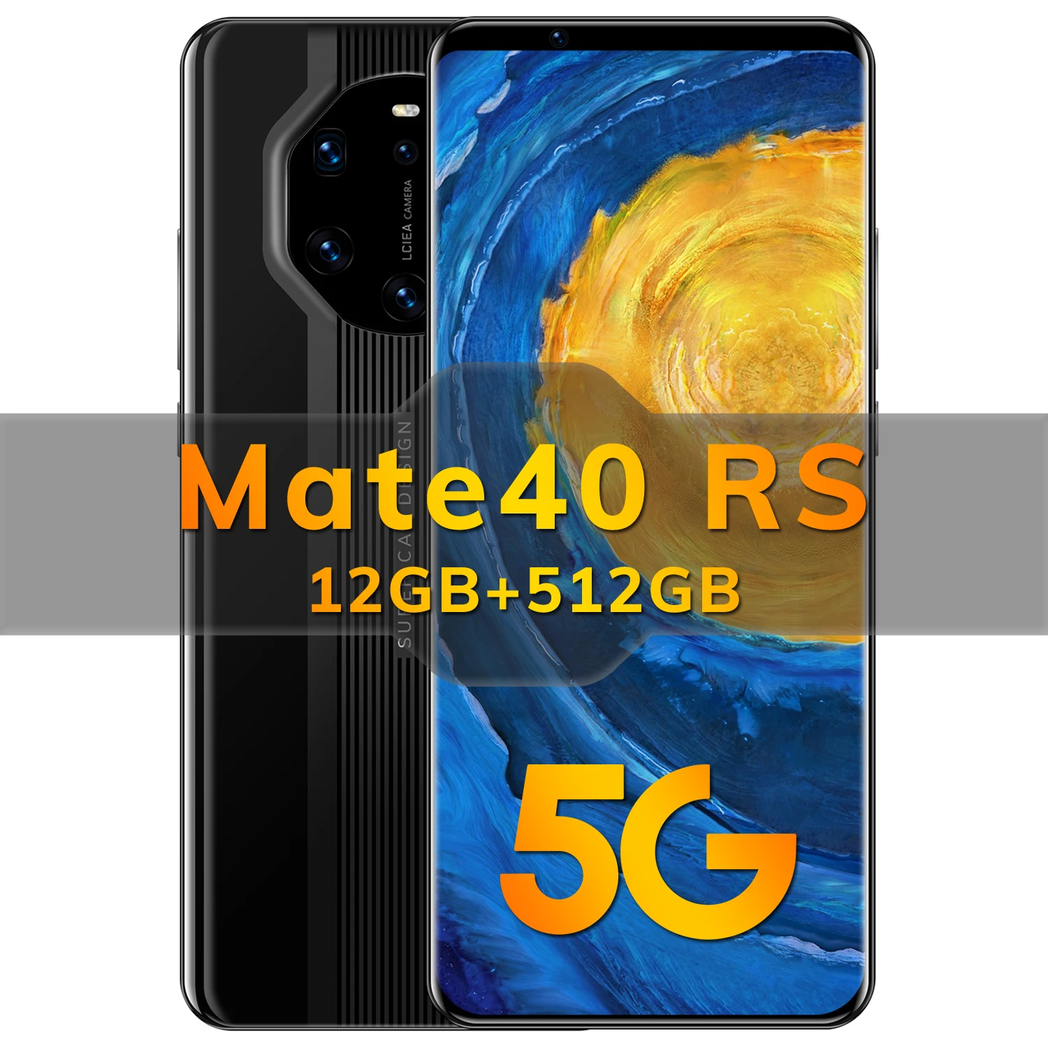  Высокое качество ремесло телефон Mate40 RS MTK6889 10-ядерный 6 1 