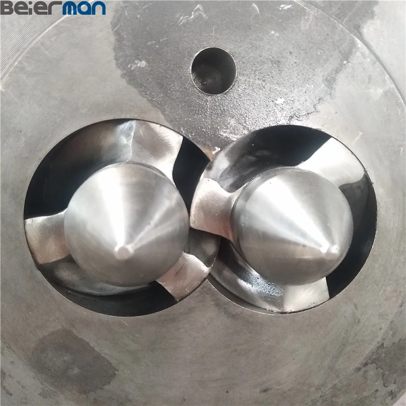 Good Price High Output Conical Twin Screw Extruder Machine PVC WPC Products Extruder For Pipe and Profile