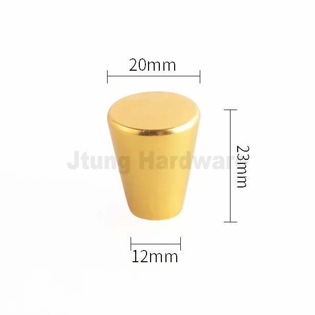 Hot sale antique coffee brass handle black gold furniture pull knob