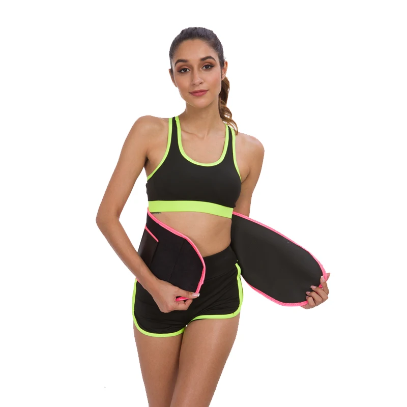 Adjustable Neoprene Waist Trainer Belt Gym Sports Sweat Slimming Waist Trimmer Belt