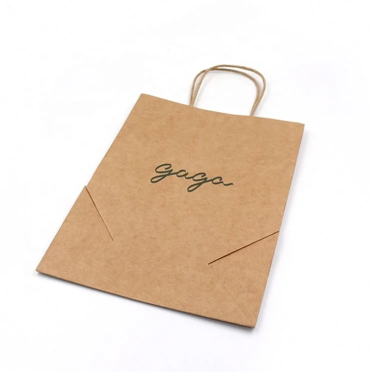 Custom Retail Bulk Paper Bags Packaging Gift Bag Print Shopping Paper Design Cheap Disposable Kraft Paper Clothing Bags