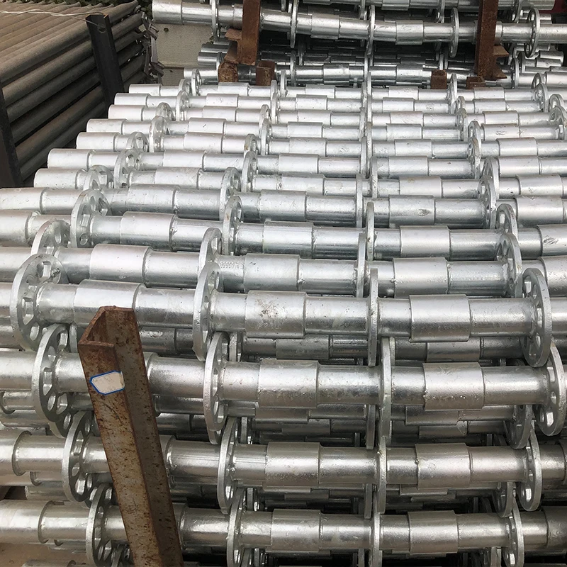 Hot sale Construction material fame scaffolding scaffold shoring post electro galvanized layher facade scaffolding