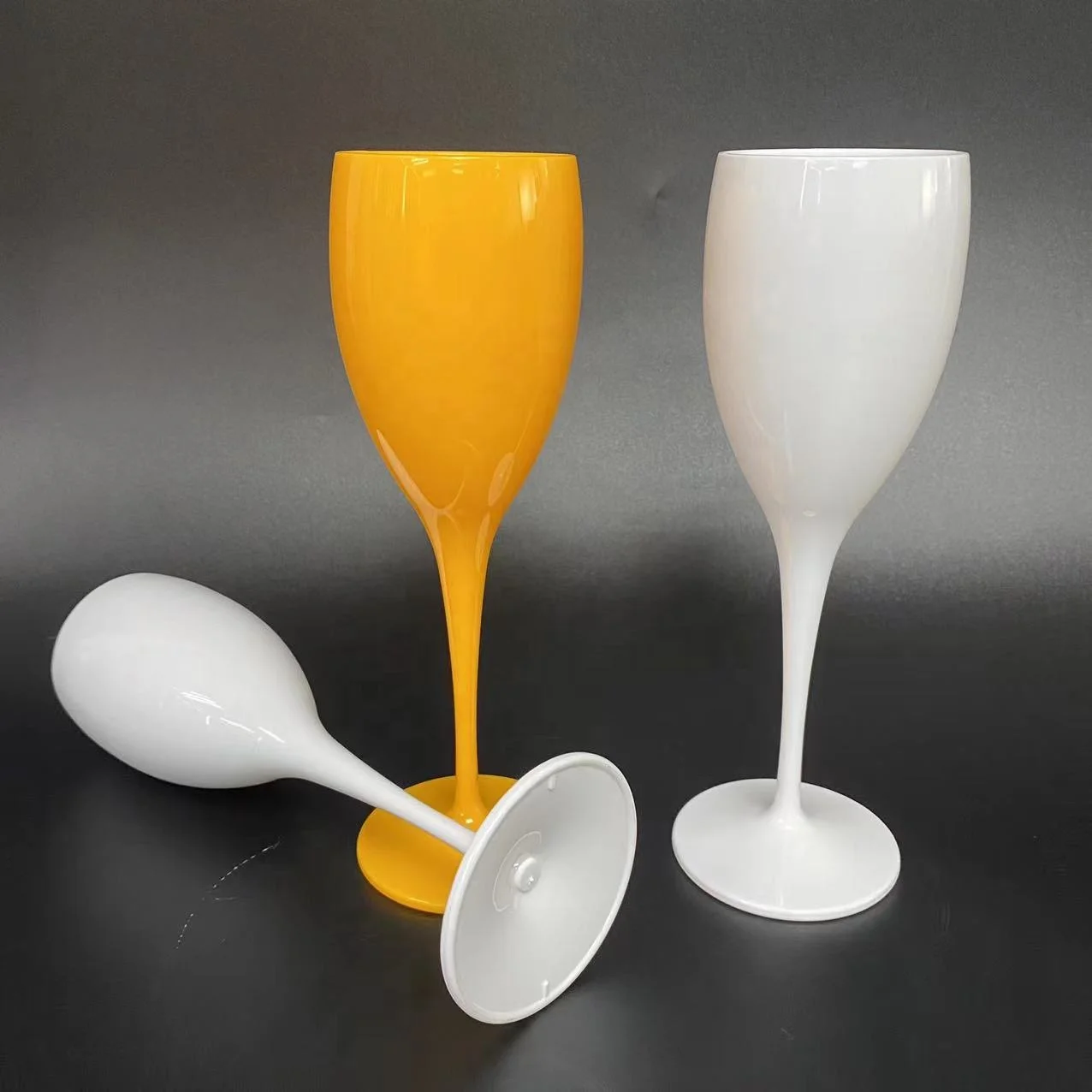 Polycarbonate Unbreakable Champagne Drinking Glasses Goblet Wine Glass,Custom Plastic Wine Glasses