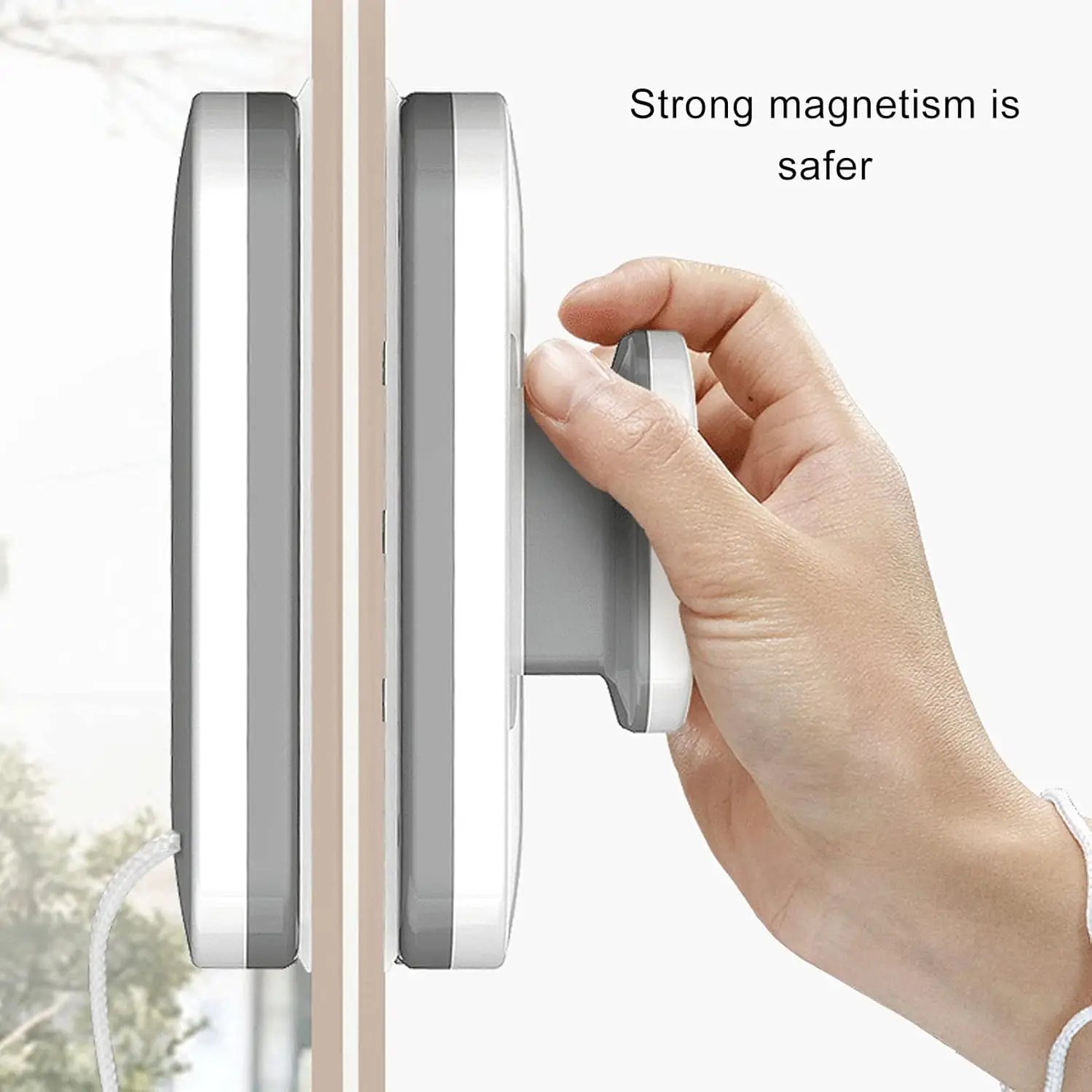 sdm China New Double Sided Magnetic Window Cleaner kit Wiper with Sponge