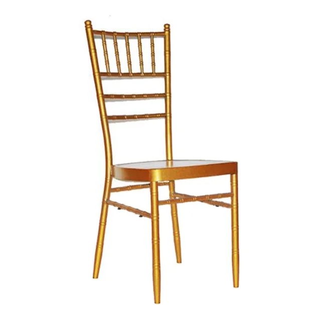 Cheap Gold And Silver Wedding Chiavari Chair Restaurant Stacking Chair