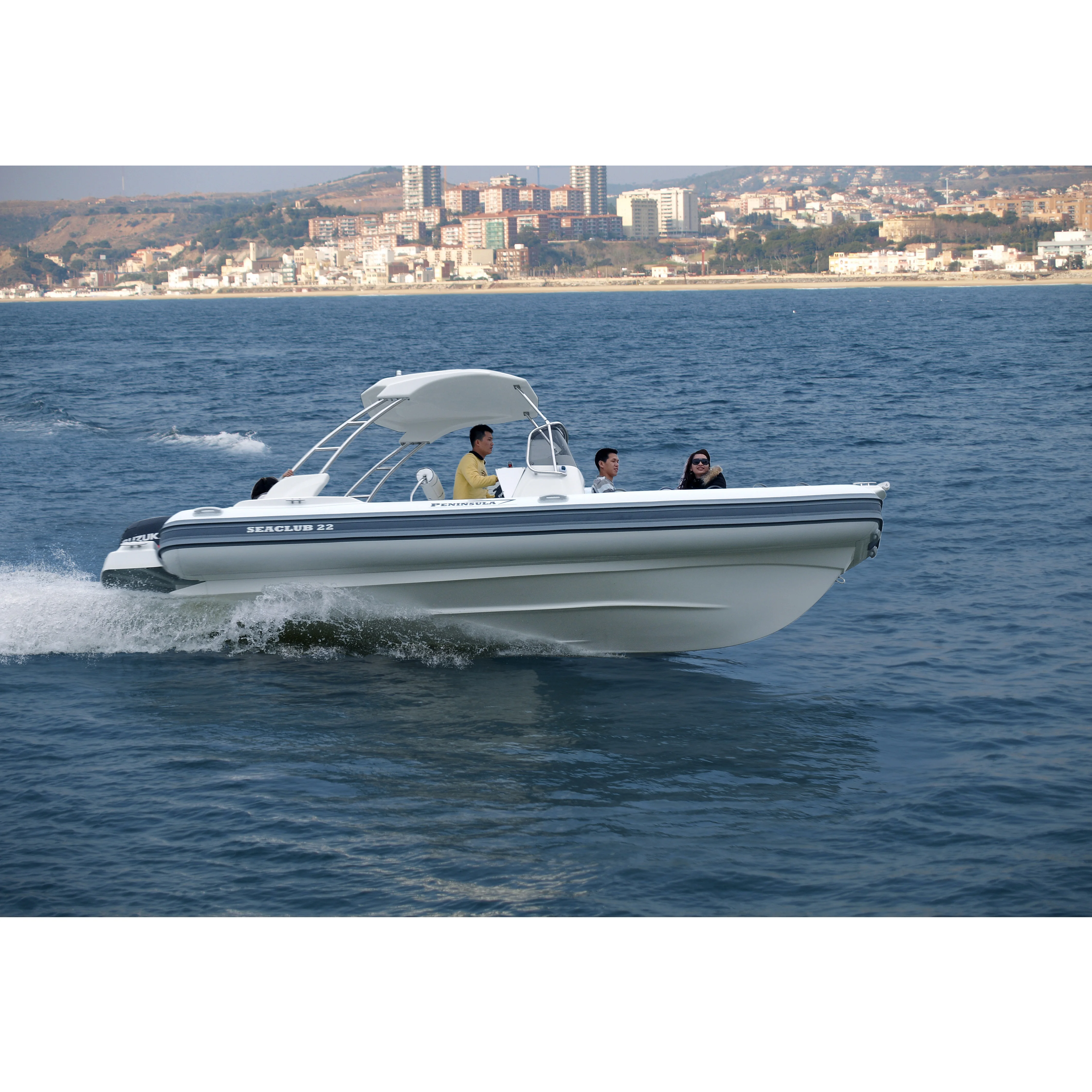 SEACLUB 22 6.5m inflatable boat with outboard motor