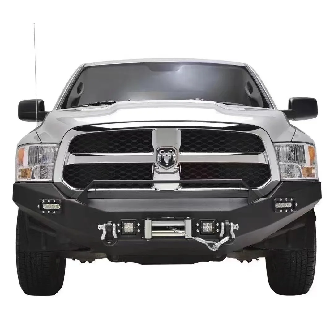 Hot Sale Stainless Steel 4x4 Off Road Bull Bar Collision Auto Spare Parts Front Bumper Fit For Dodge Ram 1500