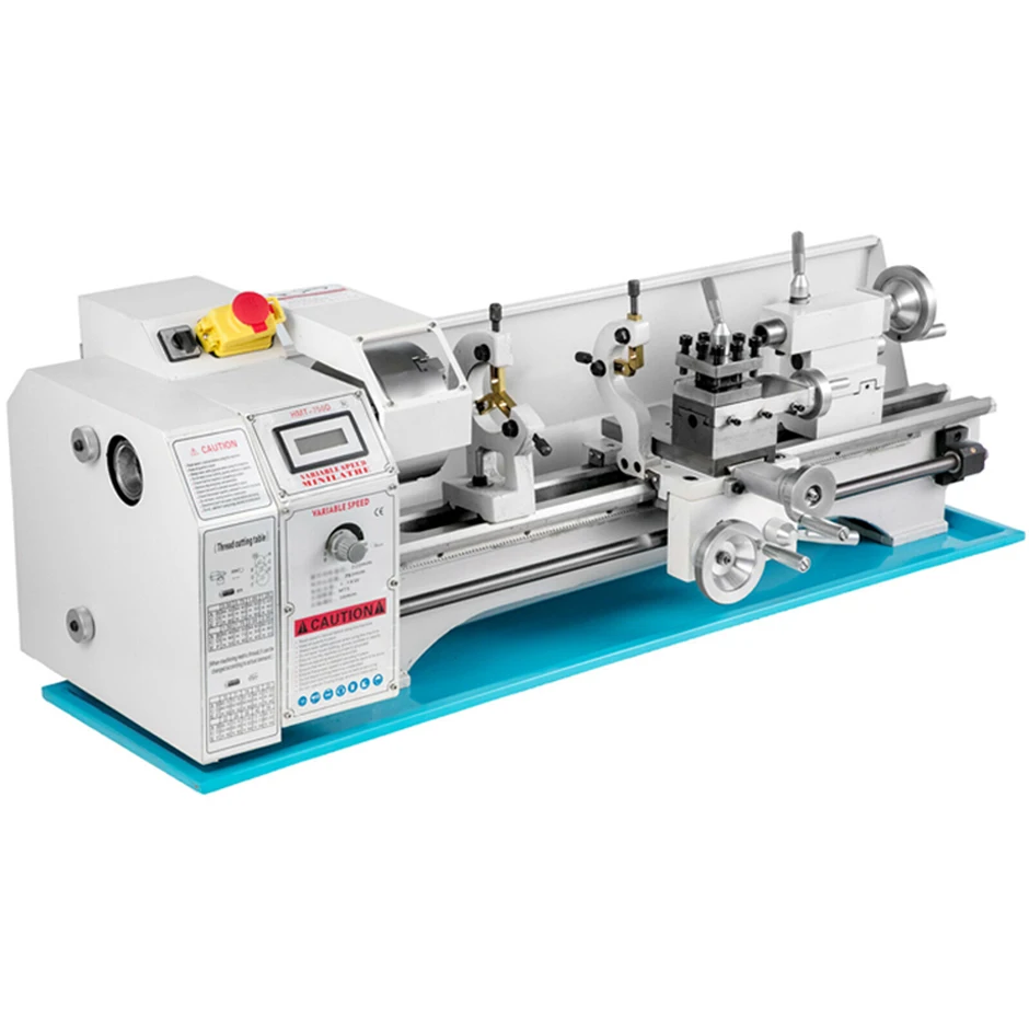 China semi automatic 750W precision metal turning precision manual mini lathe machine
