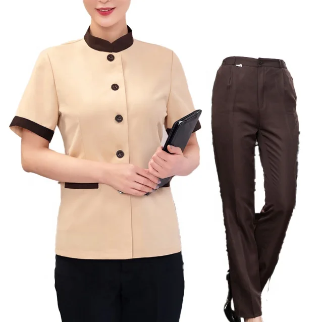 Uniforms Work for Women Cleaning Uniform Staff Hotel Soft Restaurant