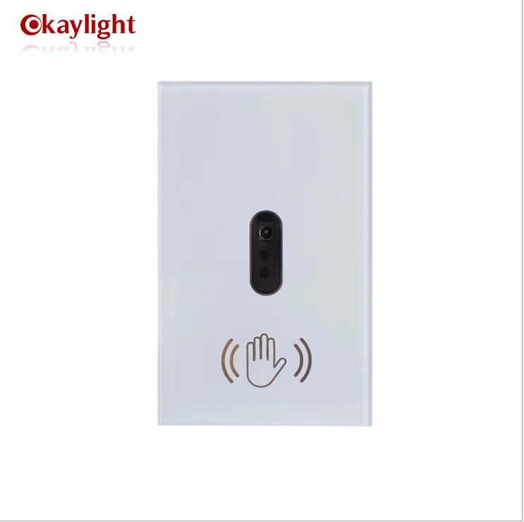 Wall Infrared Sensor Us StandardWave Switch Without Touching The Glass Panel American RAnd Is Mostly Used For Lighting