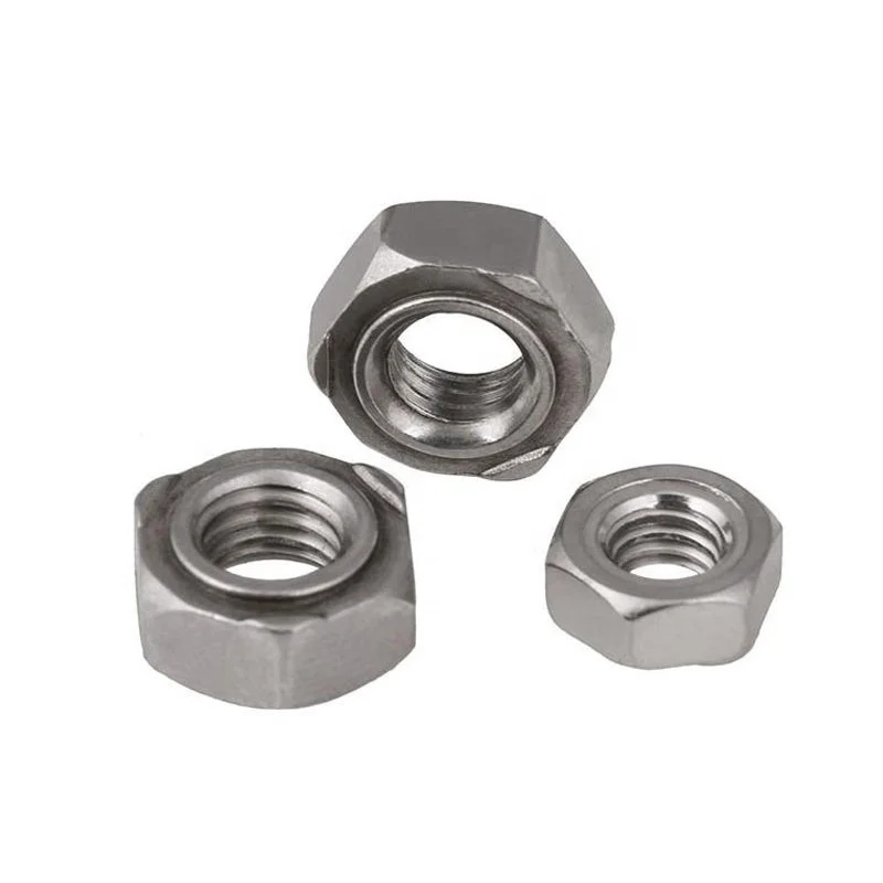 DIN929 Stainless steel Hex weld welding Nut  Fasteners in stock M4 M6 M8 M10 M12