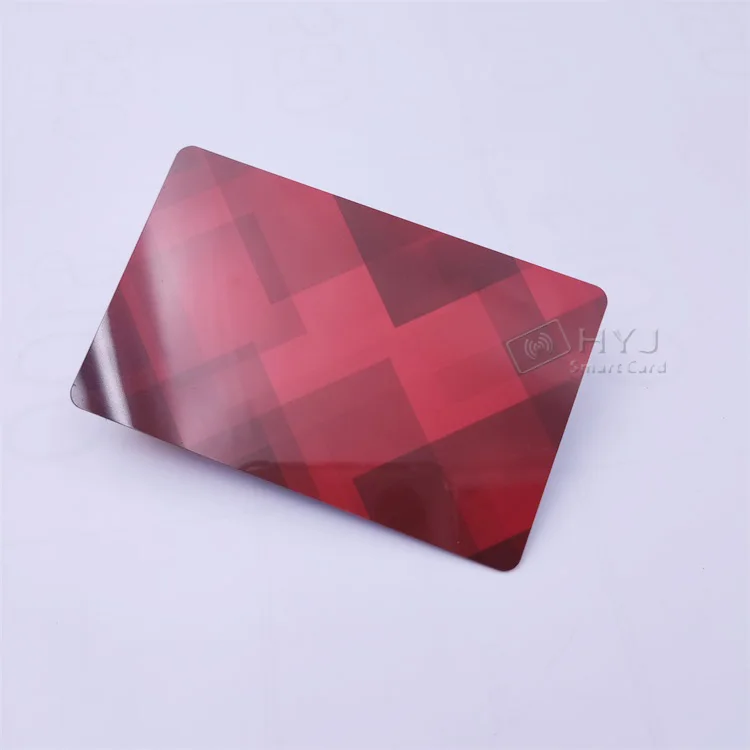 Standard Size Custom Printed Pvc Plastic Card Printing For Thermal Printer Machine