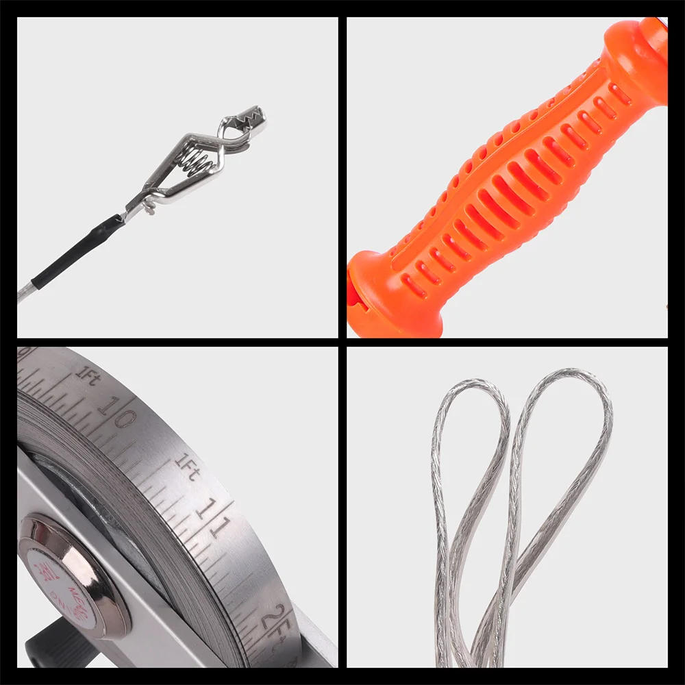 560g copper pendant Oil Tank Gauging Tapes, Oil Dipping Sounding Measuring Tape, Oil Depth Tape Measure