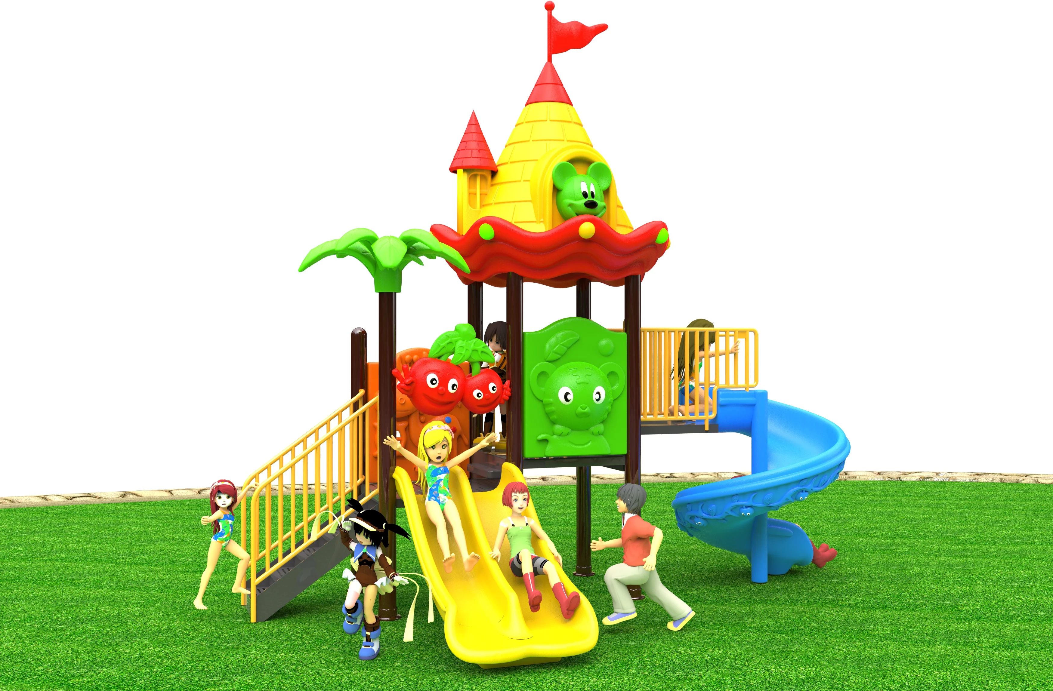 New Coming  Kindergarten Children Big Outdoor Playground Manufacturer For Sale