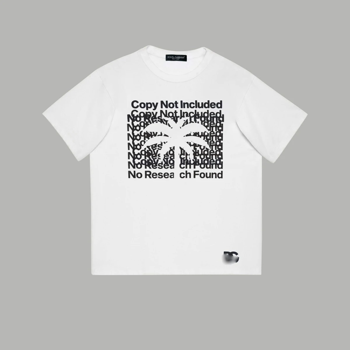 Newest men designer DG crewneck blouse short sleeve training sports cotton loose T-shirt