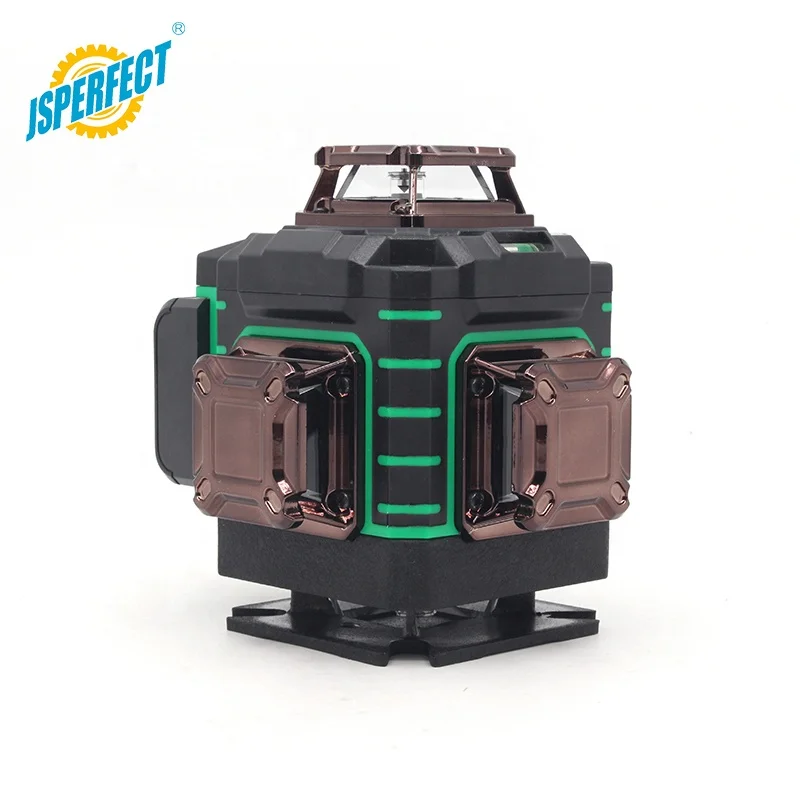 JSPERFECT hard carry case optical osram LD 360 self-leveling laser level with kits and tripod