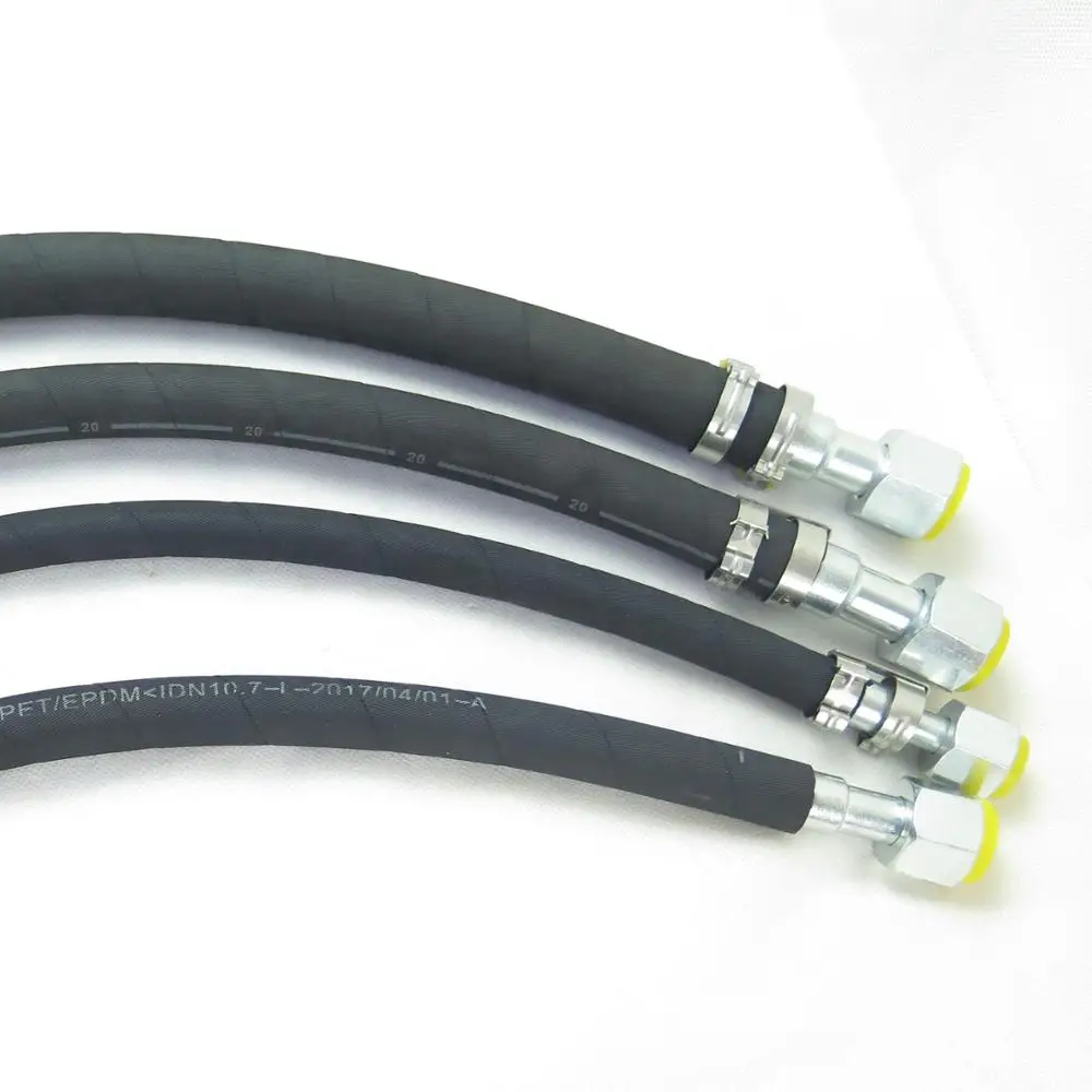 Chinese supplier SAE J2064 5/16 inch Type C Type E r134a r404 R12 freon high pressure flexible air condition rubber hose