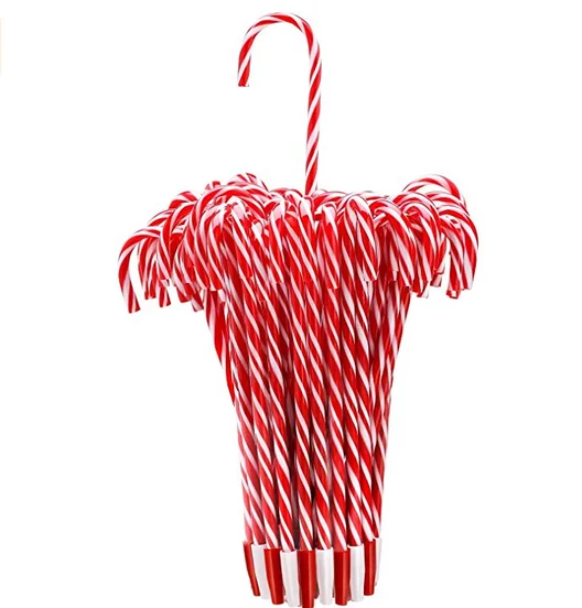 7 Inch Candy Cane Pen Christmas Pens with Black and Blue Ink for Christmas Holiday New Years Home Decor Party Gift  C1525