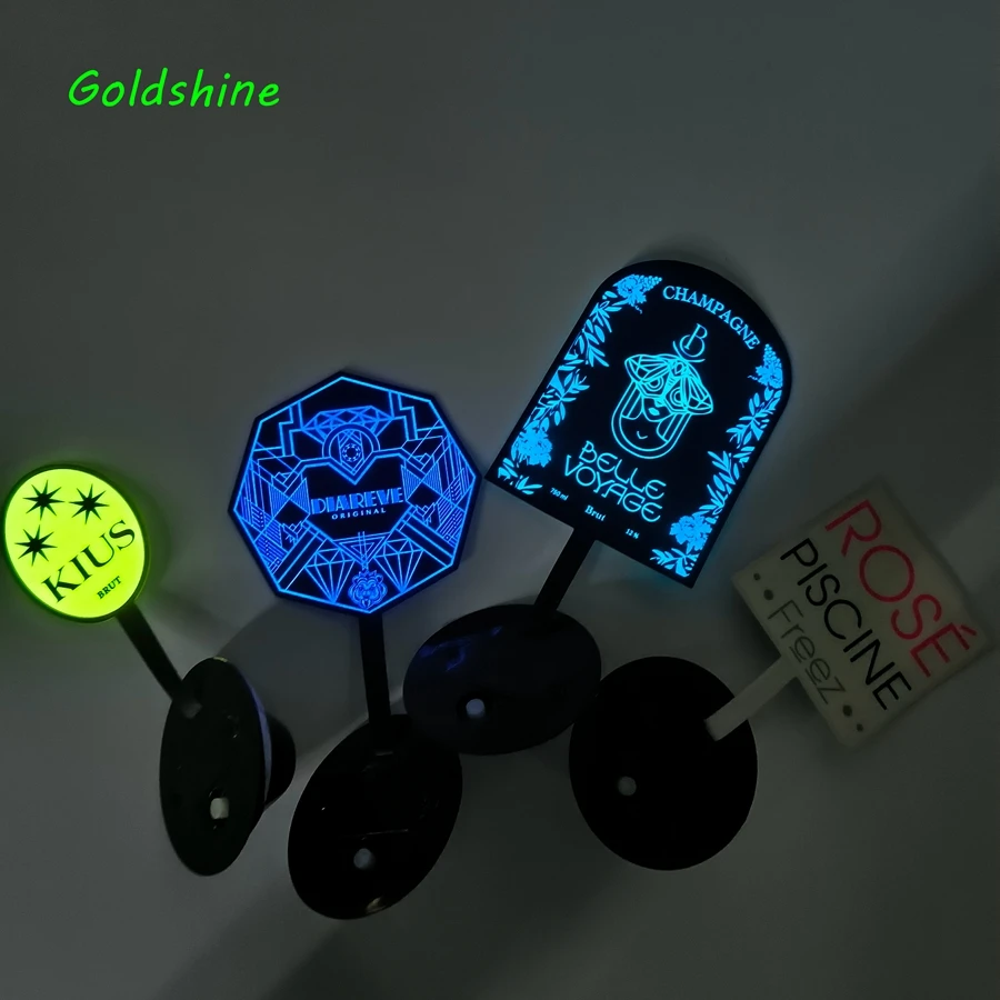 Lounge Party Wedding Supplie El Label For Wine Bottle Sticker Customized Glow In The Dark