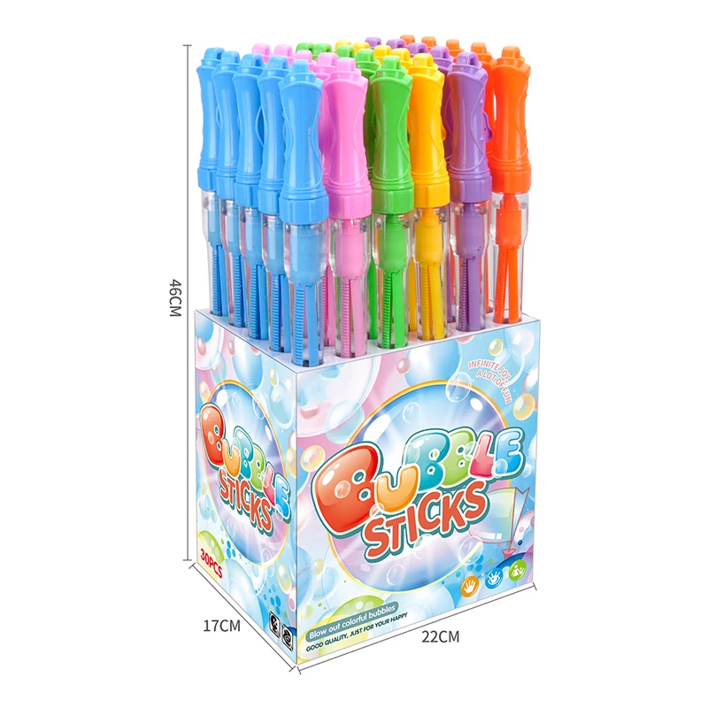Summer Toy Sword Bubble Stick Outdoor/Indoor Activity Use Wedding Party Favors Supplies Colorful Bubble Blower Wand for Children