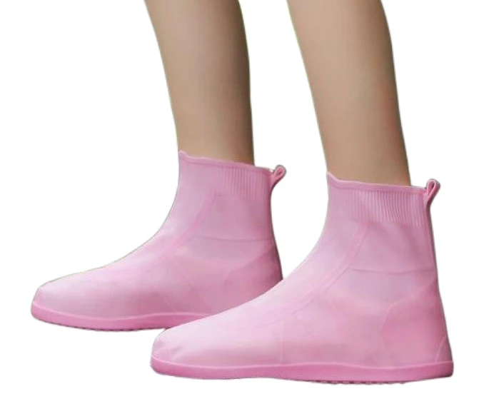 9873049 высококачественные прозрачные прочные противоскользящие дождевые сапоги из ТПЭ унисекс, галоши для дождевой обуви