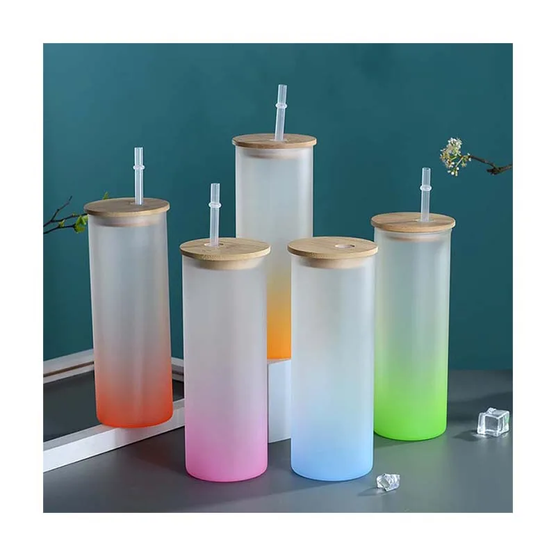 beer glass with lid and straw 16 oz Wholesale Most popular custom drink beer can glass with lid glass beer bottles