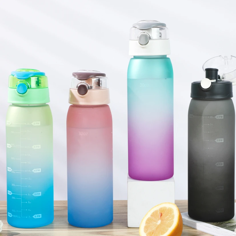 wholesale trending  bpa free usable water bottle sports bottle tritan custom printing drinking bottles