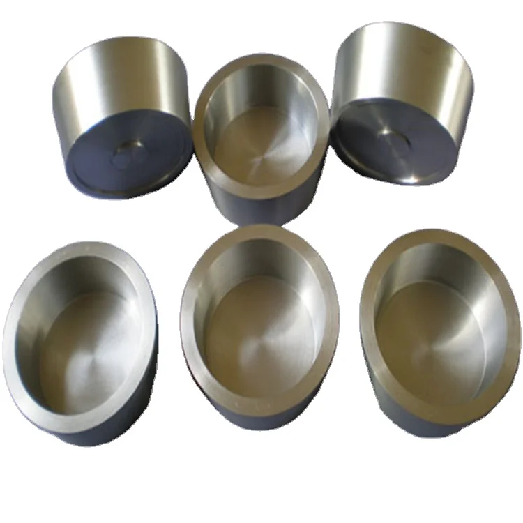 Tantalum parts processing plant Customized Different Size Bright Grey tantalum Crucible For Melting Process Parts