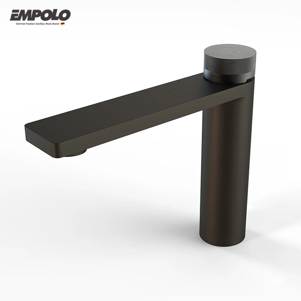 Empolo Copper Vanity Vessel Mixer Faucet Chrome Finish Bathroom One Hole Mixer Tap Wall Mount Lavatory Basin Vanity Sink Faucet