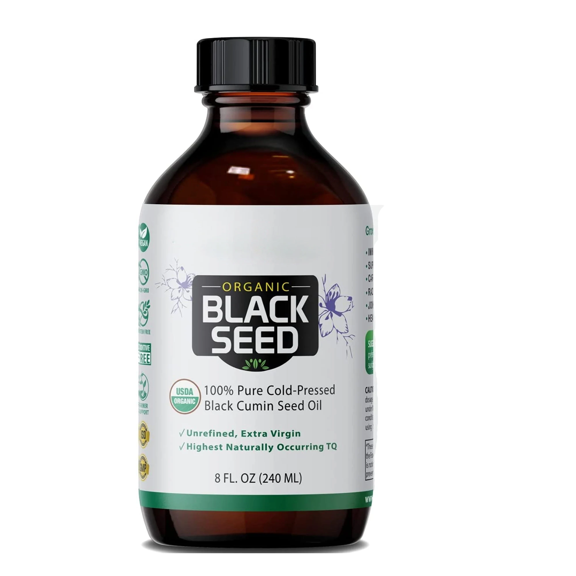 High Quality Natural Essential Oils Cold Pressed Organic Cumin Black Seed Oil