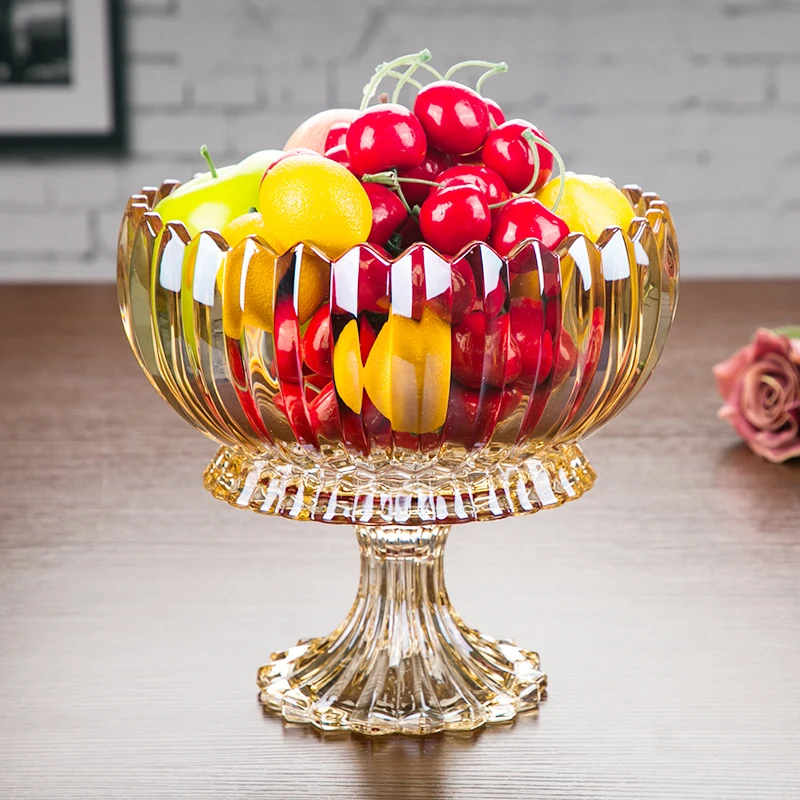 Famous King Crystal Candy Dish luxury christmas glass candy jar