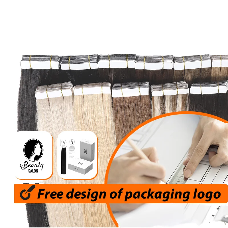Wholesale Popular 100% Virgin Remy Piano Hair Extensions Natural Human Hair Vendors Tape Weft Machine Double Weft
