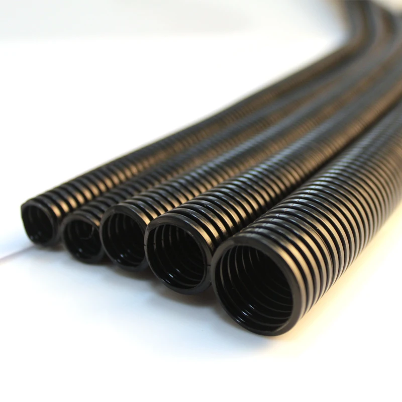 pe corrugated plastic pipe black,white plastic flexible hose