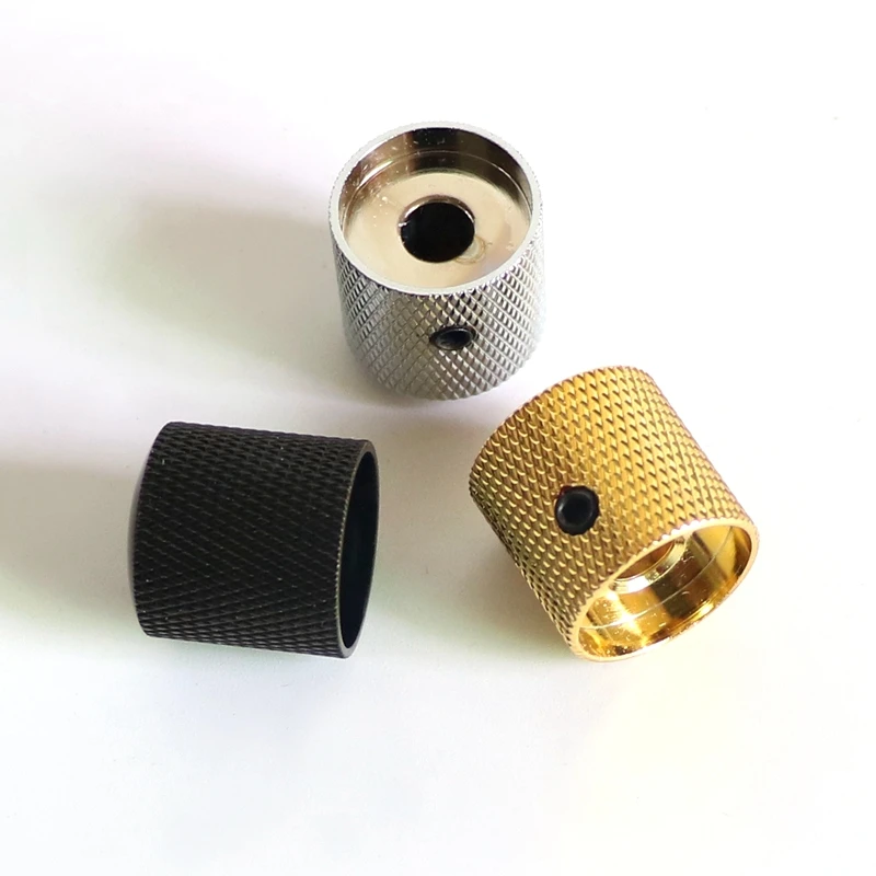 Wholesale Gold Color Dome Guitar Knob with Hex Screw Fixed for Bass Control Metal Knobs From Factory