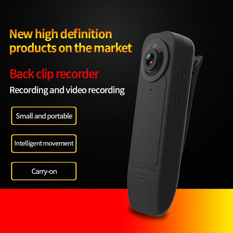 Mini Camera 1080P Outdoor Sports Back Clip